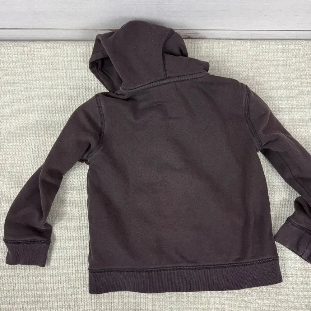 Baby Gap Logo Hoodie Zip Up‎ Brown Size 5 Years